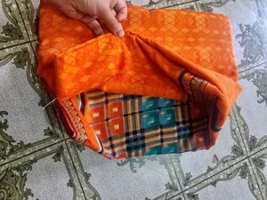 Beautiful Printed Saree With Unstitched Blouse