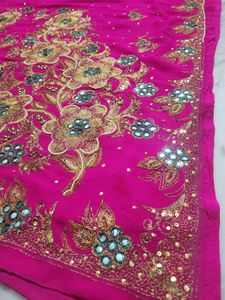aari Tari work saree
