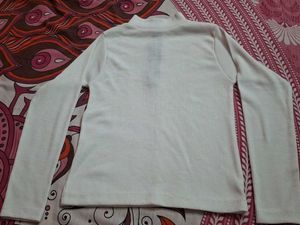 Ribbed Mock Neck Zip-Up Top