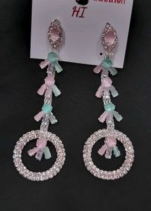 Dangling Circle Earrings