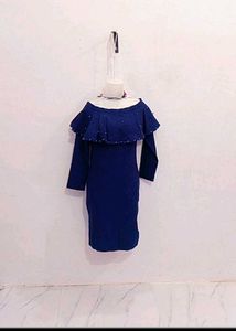 Chic Off-Shoulder Pearl Embellished Dress