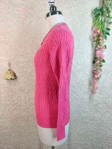 Us polo assn.  Pink Cable Knit Sweater