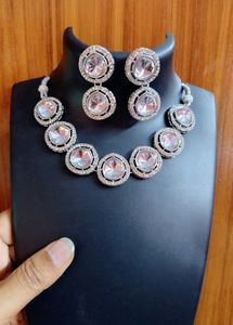 Stone Studded Jewellery Set