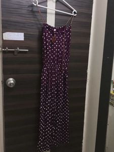 Cute Polka Dot Maxi Dress
