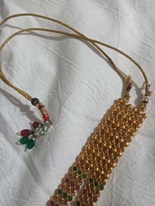 Elegant Indian Gold Necklace Set