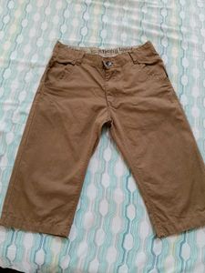 Stylish Brown Capri Pants