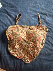 tie bandana top bow in the back