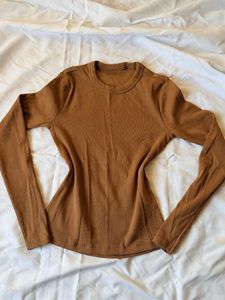 Ribbed Long Sleeve Top