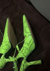 H&amp;M women snakeskin-patterned heels