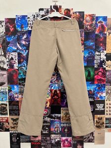 Khaki Wide Leg Pants