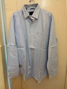 Classic Blue Long Sleeve Men's Shirt