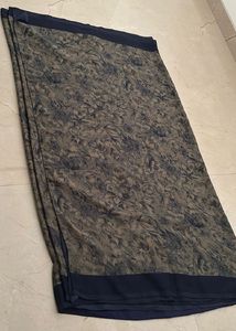 Elegant Floral Print Saree
