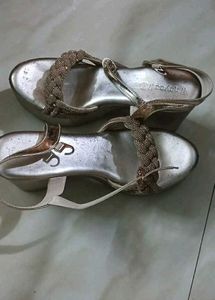Gold Platform Heels
