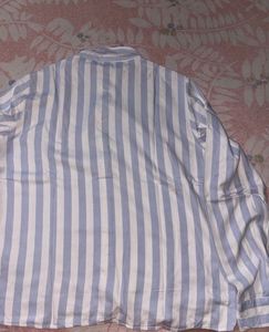 Classic Striped Button-Up Shirt