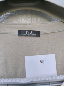 New with tag Korean Beige Cute Top