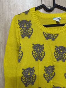 Owl Pattern Sweater
