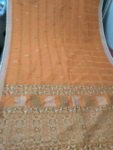 Elegant Orange Saree