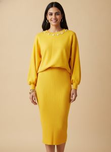 Chic Yellow Co-ord Set