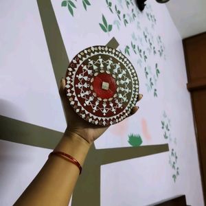 Warli Painted Plate