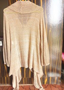 Chic Asymmetrical Knit Cardigan