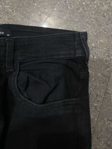 higlander Men's Black Slim straight Fit Jeans
