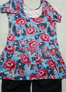 Floral Print Swim Dress