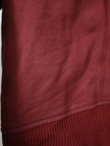 Maroon Zip-Up Jacket