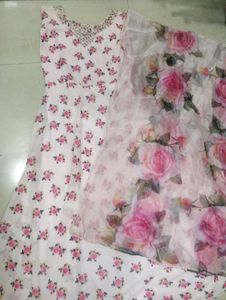 Floral Anarkali Suit
