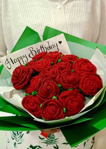 Crochet Rose Bouquet