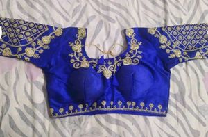 Silk Embroidery Work Blouse