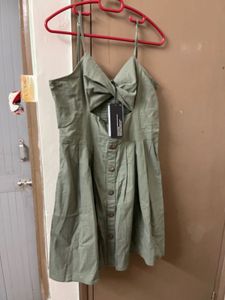 Roadster Button-Front Midi Dress