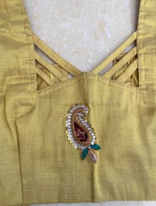 Heavy Vintage zari work Saree
