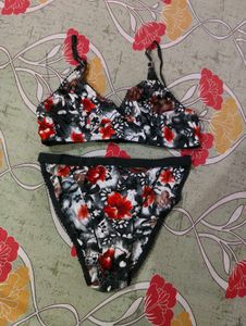 Floral Lingerie Set