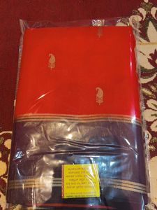 Beautiful Rest Orange Saree with Dark Border