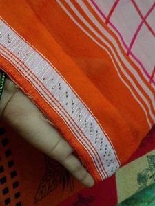 Elegant Plaid Saree