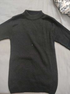 Black Mock Neck Sweater