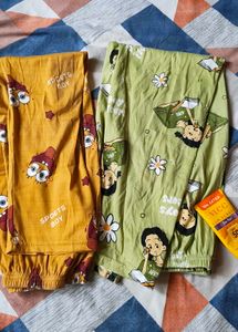 Cute Cartoon Pajama Pants Set