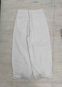 White Wide Leg Cropped Pants