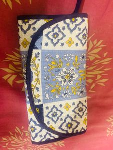 Boho Floral Print Travel Pouch