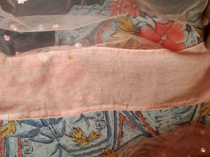 Partywear Saree/ Peach Saree/ Ethenic Saree
