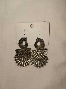 Pearl Drop Earrings - Silver Fashion