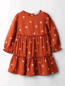 Beebay Tiered Dress with Daisy Print