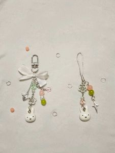 Miffy Keychain and phone charm.