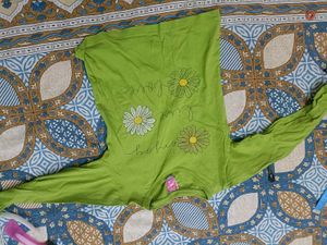 Full Sleeve T Shirt Cotton  For 5-6 Years Girl