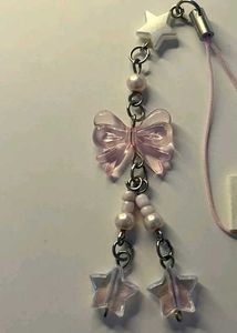 Cute Star Bow Phone Charm