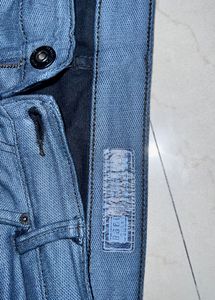 Men's Dark Blue Slim Fit Chinos