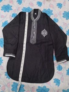 Boys Black Kurta Set