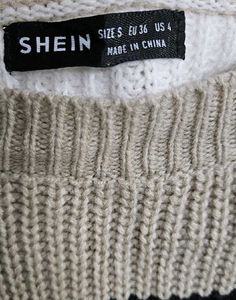 Striped Cropped Knit Sweater
