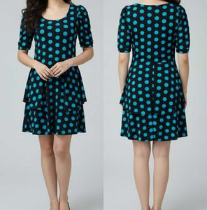 Chic Polka Dot A-Line Dress