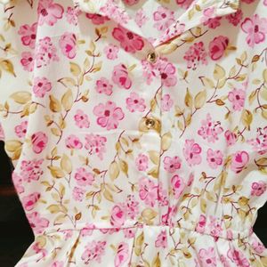 Flower Printed Top